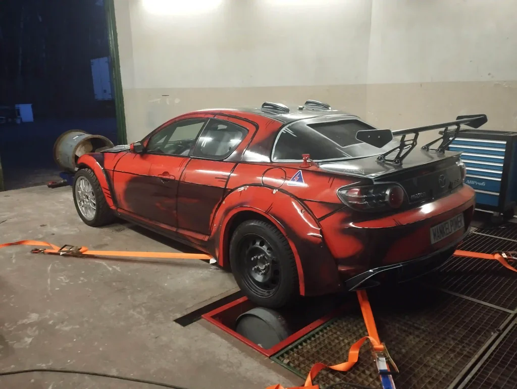 Měření na dyno brzdě